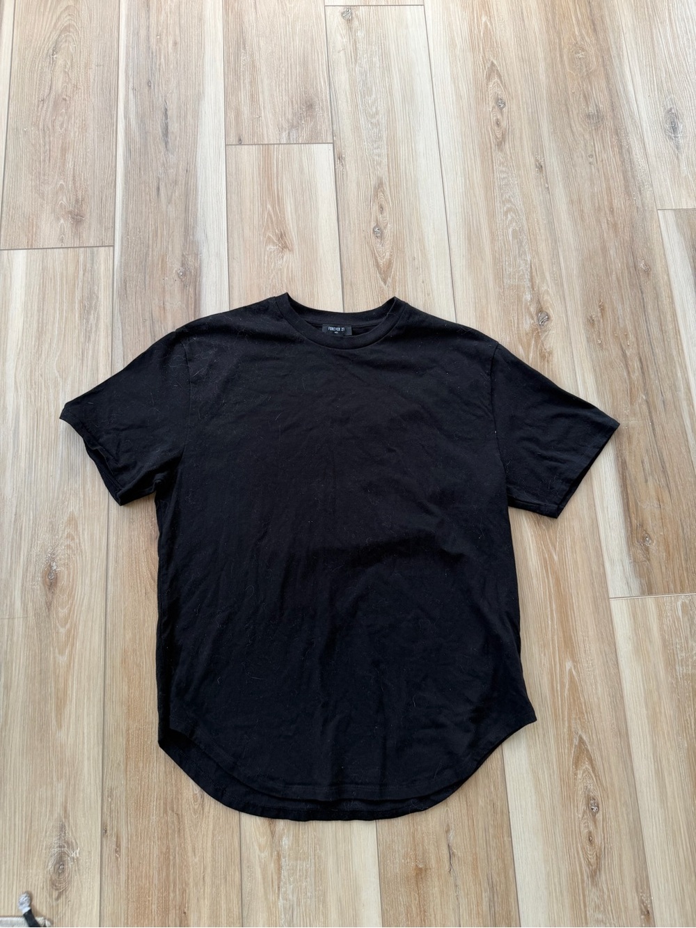 Forever 21 Men's Black Short Sleeve Crewneck Tee